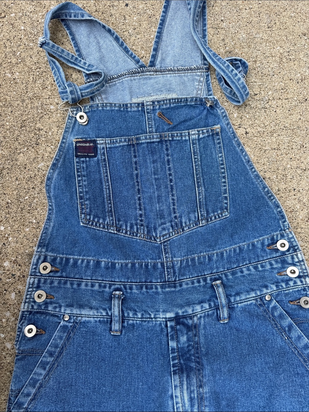 Vintage Men’s Unionbay Overalls Jeans Cargo Size 30 Inseam 32 - Picture 2 of 13